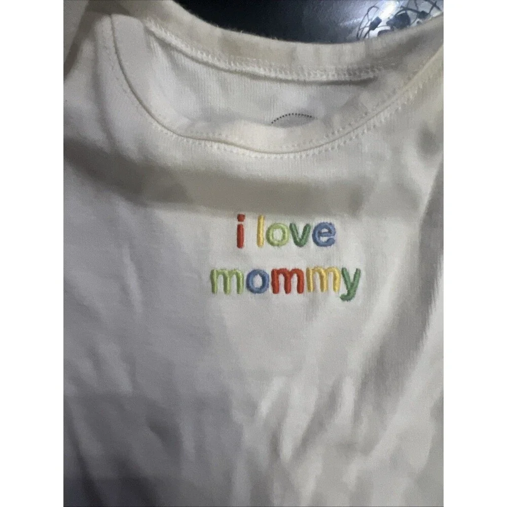 Baby Girl Gymboree 0-3 Month I‎ Love Mommy Little Ladybug Bodysuit