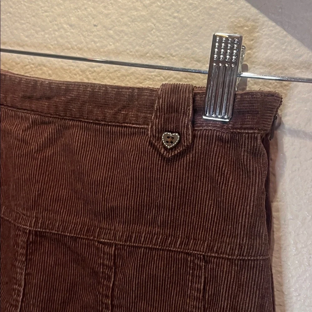 Gymboree Vintage Girl’s Tyrolean Lure brown corduroy Skirt Size 9