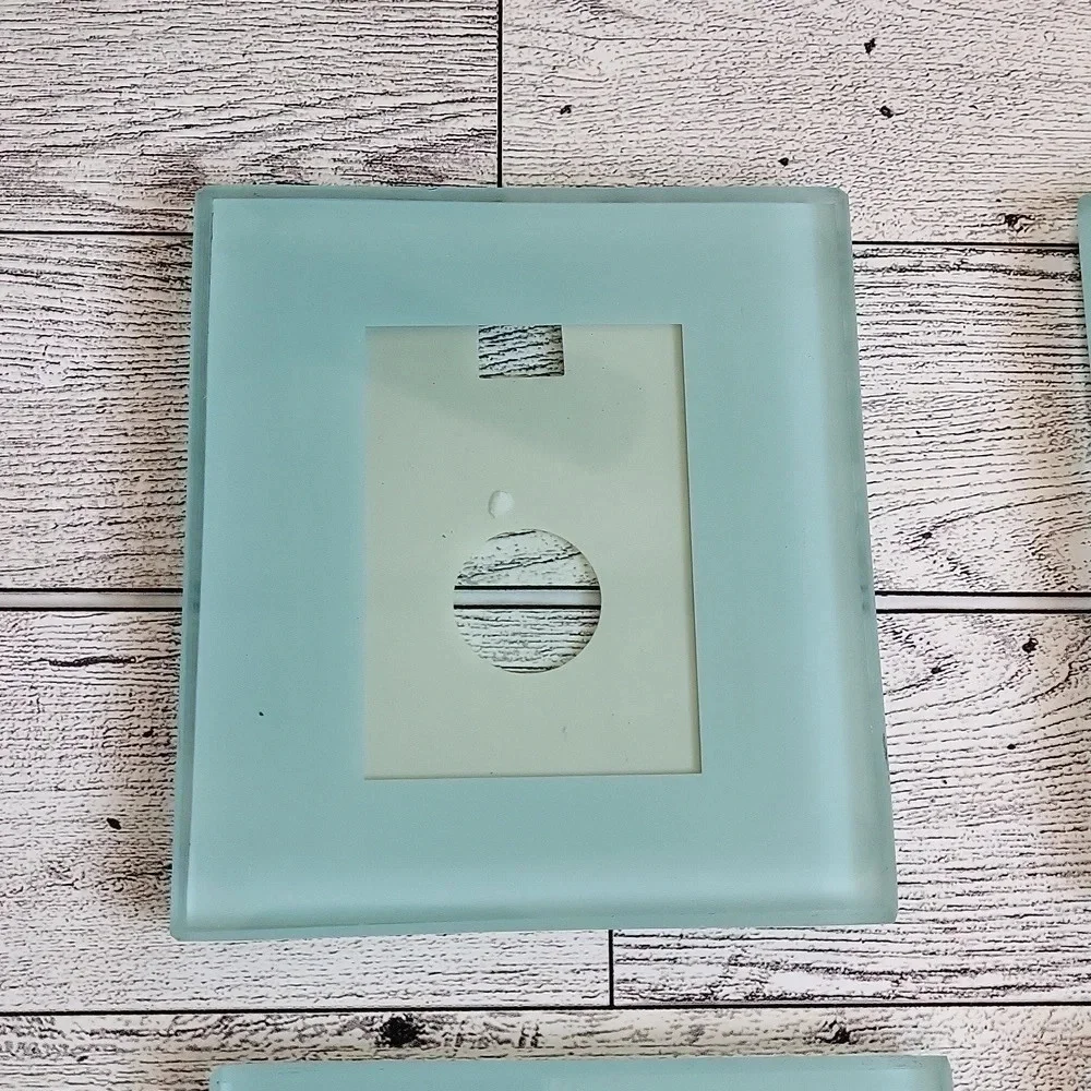 Glass Photoframe Coaster‎ Set of 4