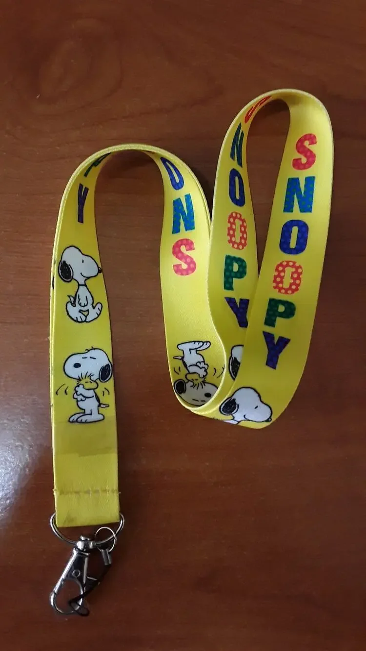 Snoopy Lanyard Say It Loud, Say It Yellow, Say It Snoopy!