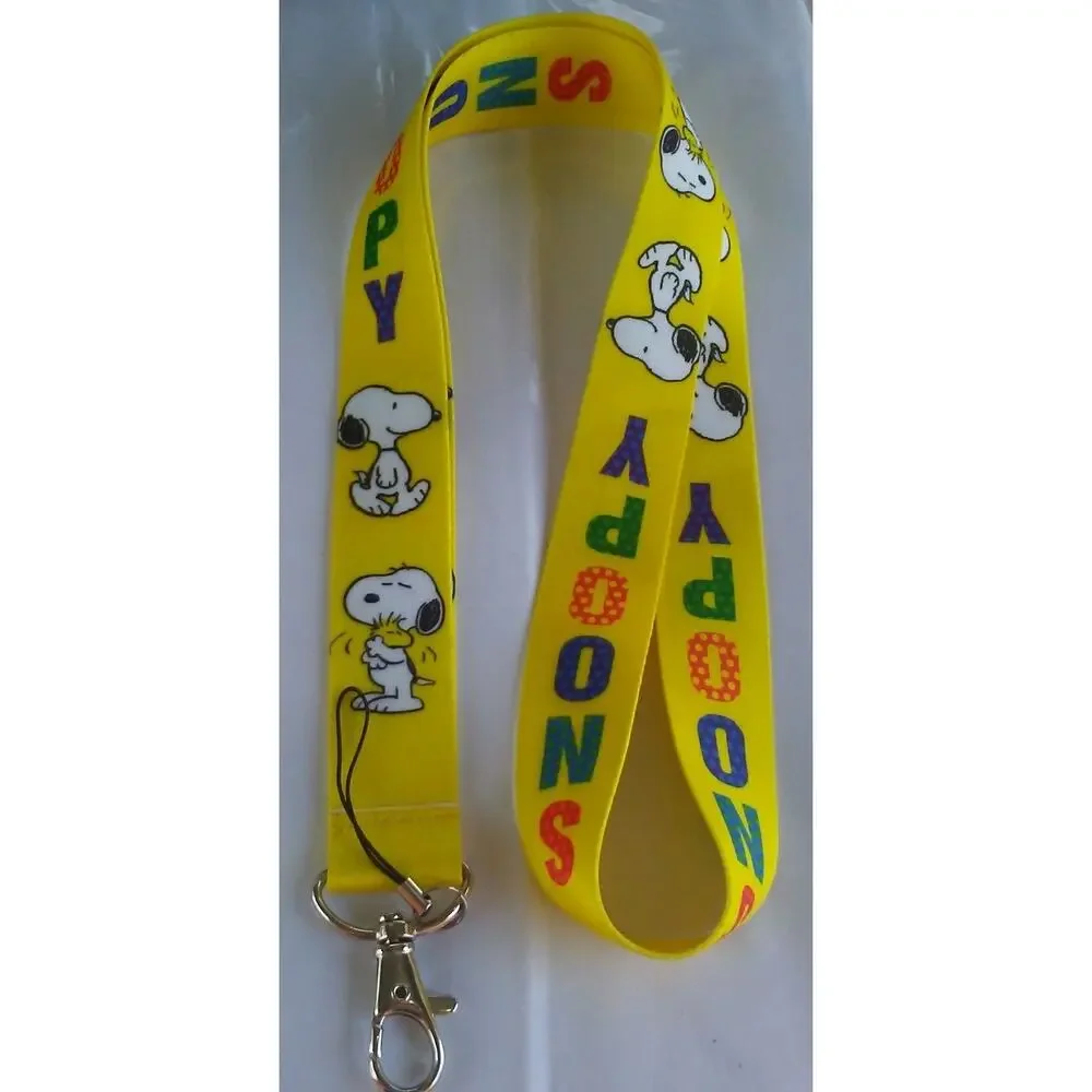 Snoopy Lanyard Say It Loud, Say It Yellow, Say It Snoopy!