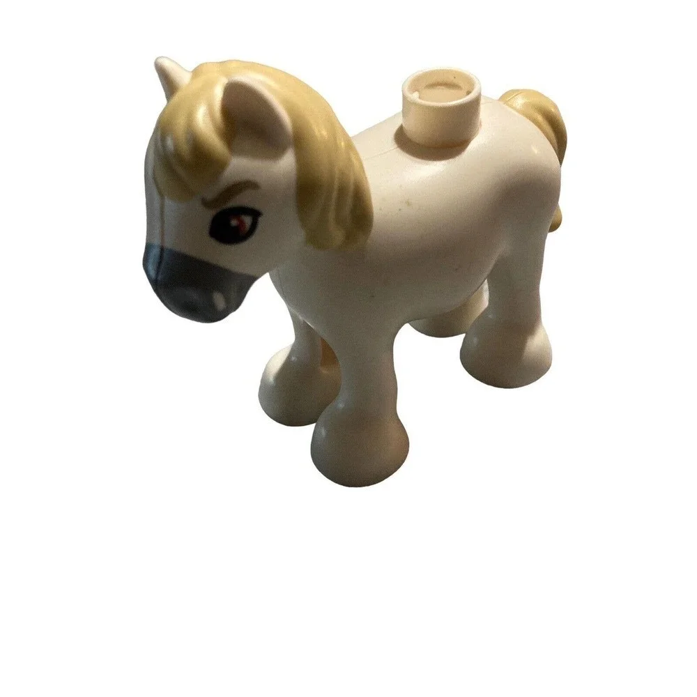Lego Duplo RAPUNZEL'S‎ WHITE HORSE #10878 Replacement Piece Disney Princess