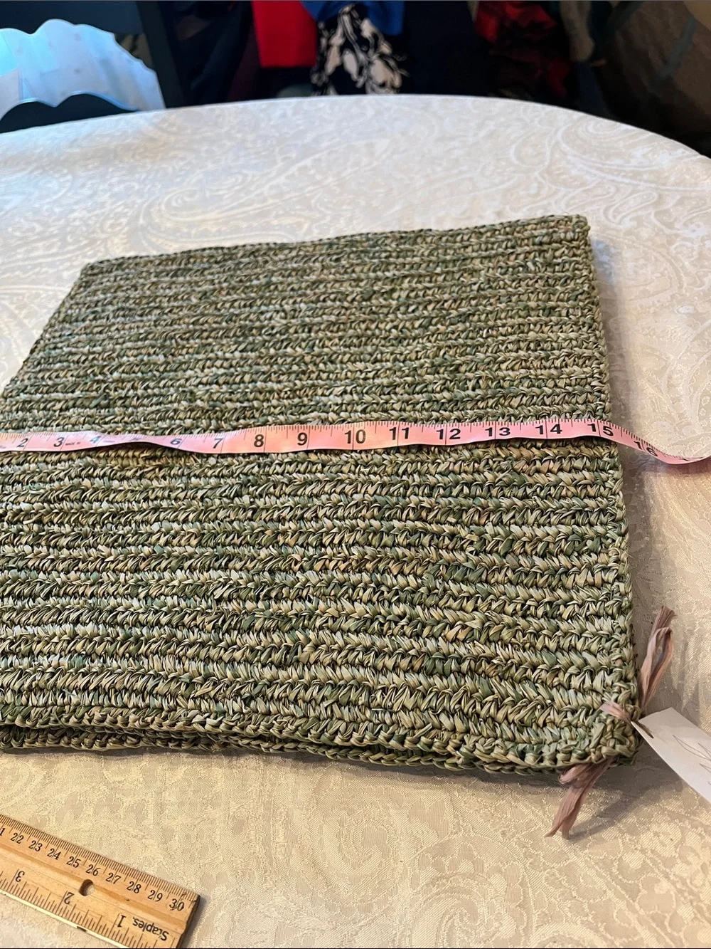 Gather handwoven green