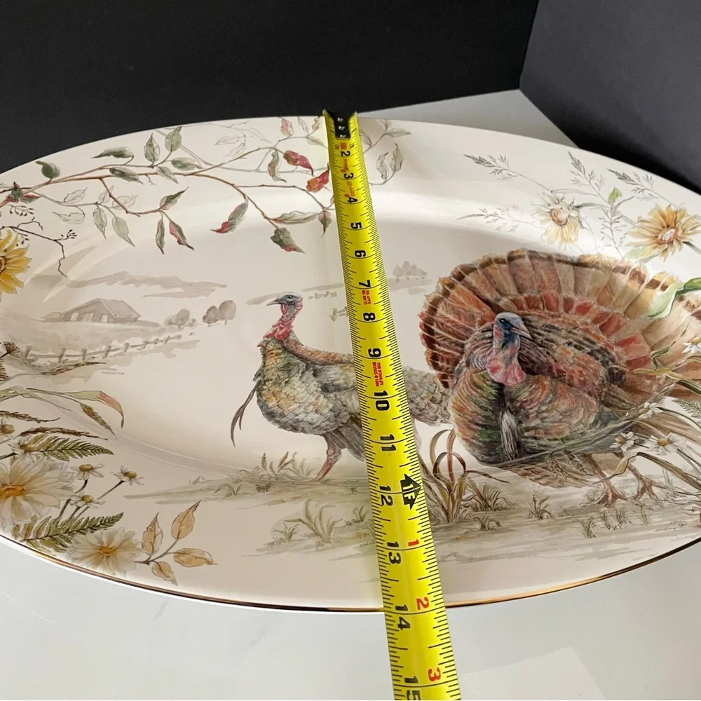 Bedford Harvest Turkey Serving Platter by Pottery Barn