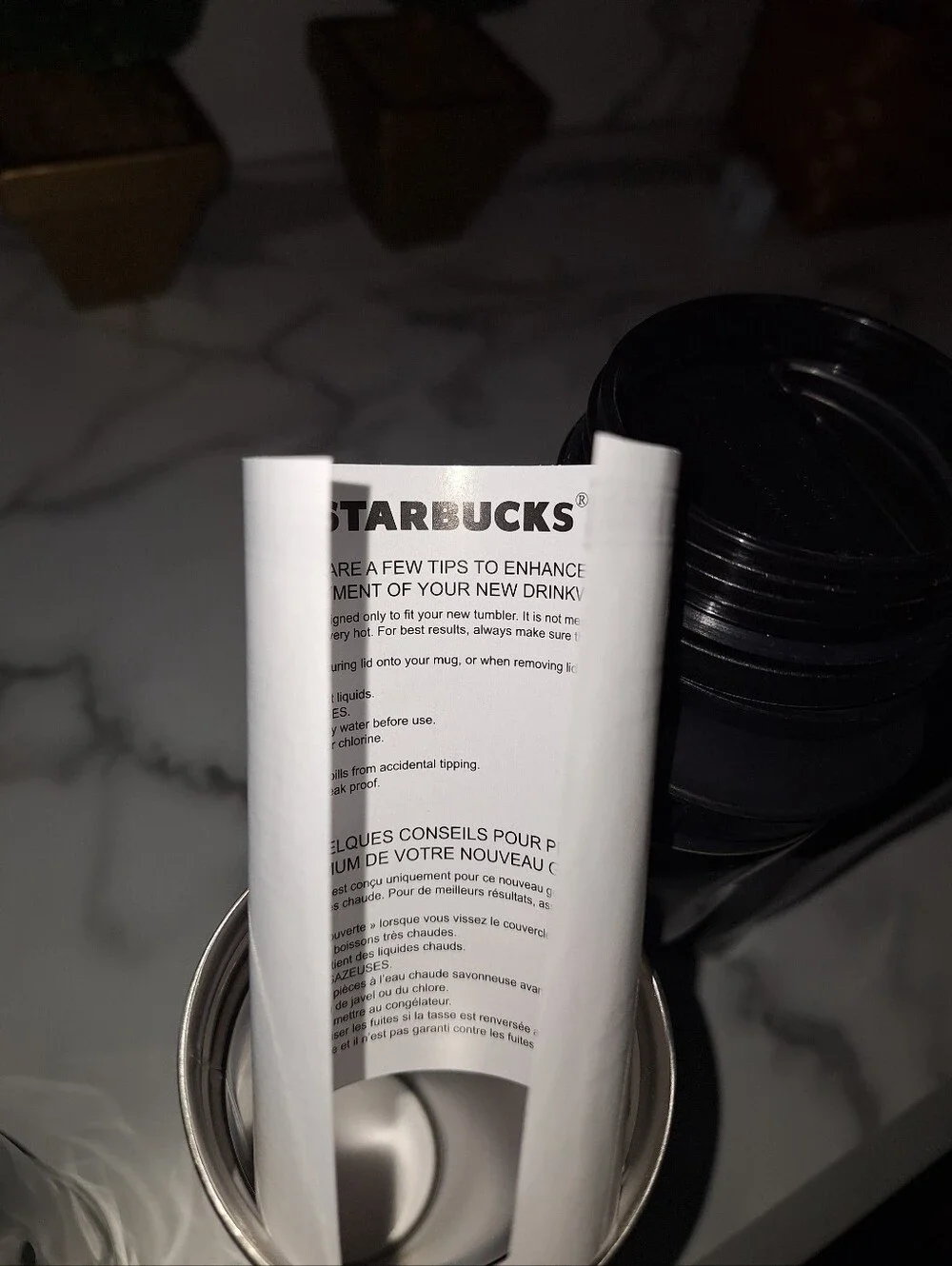 NWOT Lot Of 4 Starbucks Stainless Steel Travel Mug Tumblers Wavy Metallic Green