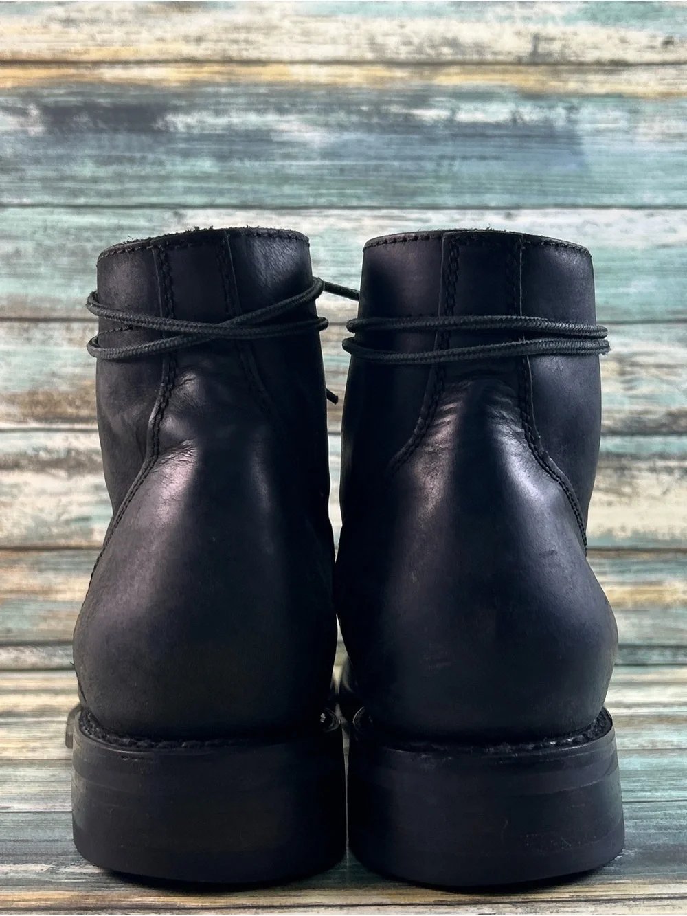 THURSDAY BOOT CO Captain Combat Boot Mens Size 10 Handmade Lace Up Black Leather
