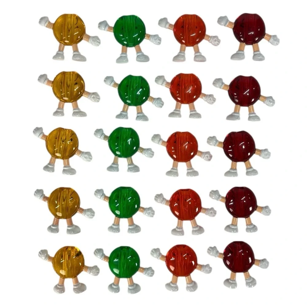 M&M's Happy Lights Christmas Lot Of 20 Replacement String Light Bulb Covers