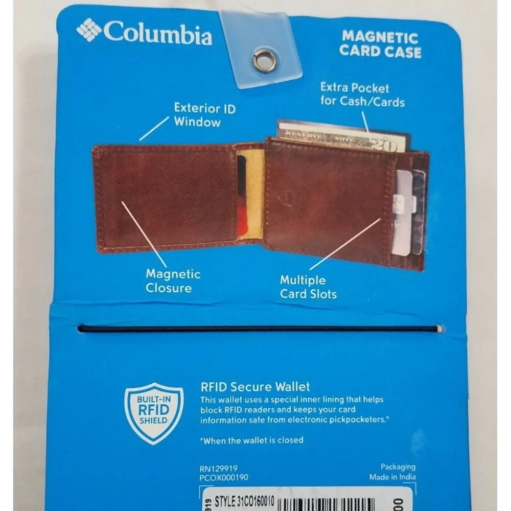 Columbia brown leather