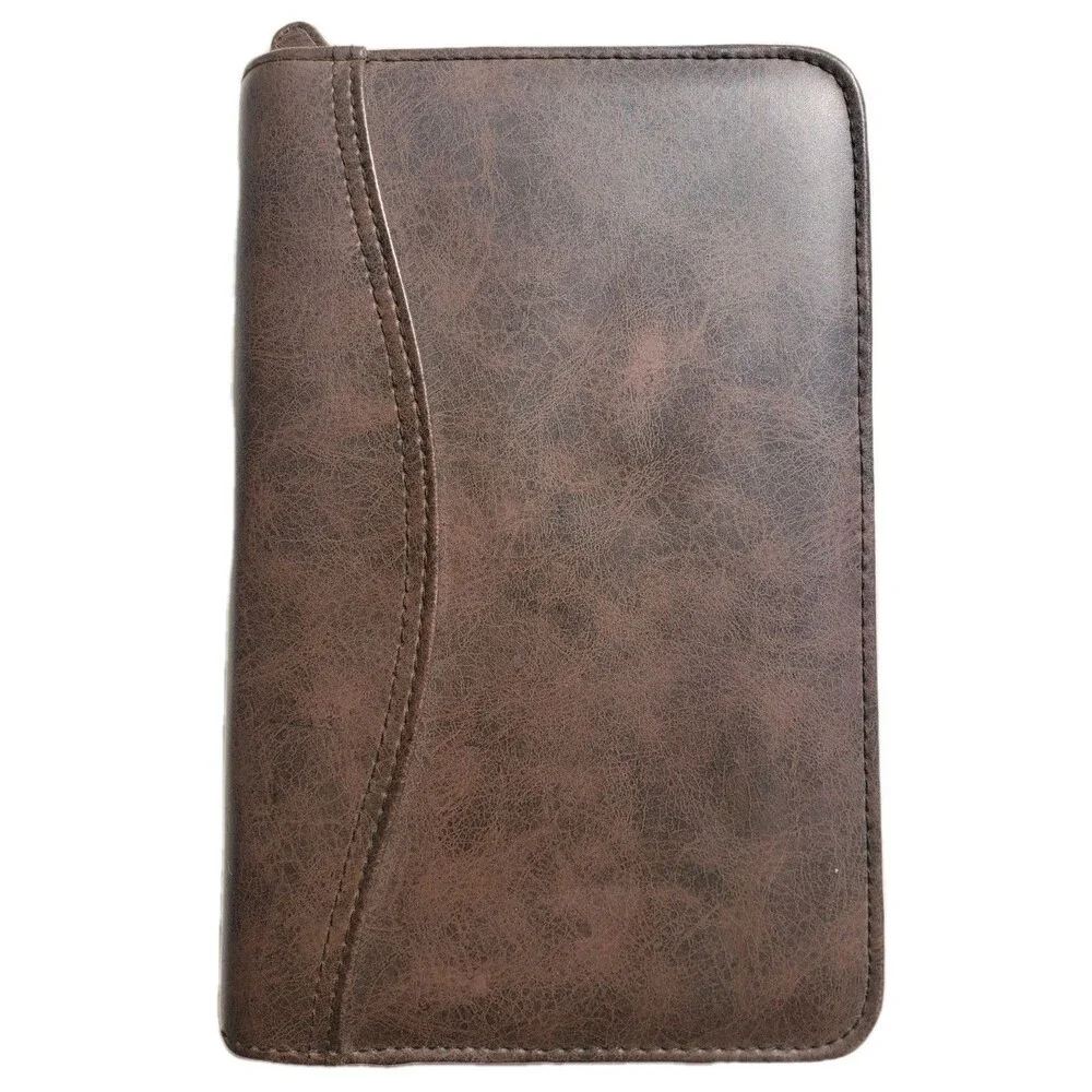 Day-Timer Brown 6 Ring Planner Organizer 8.5