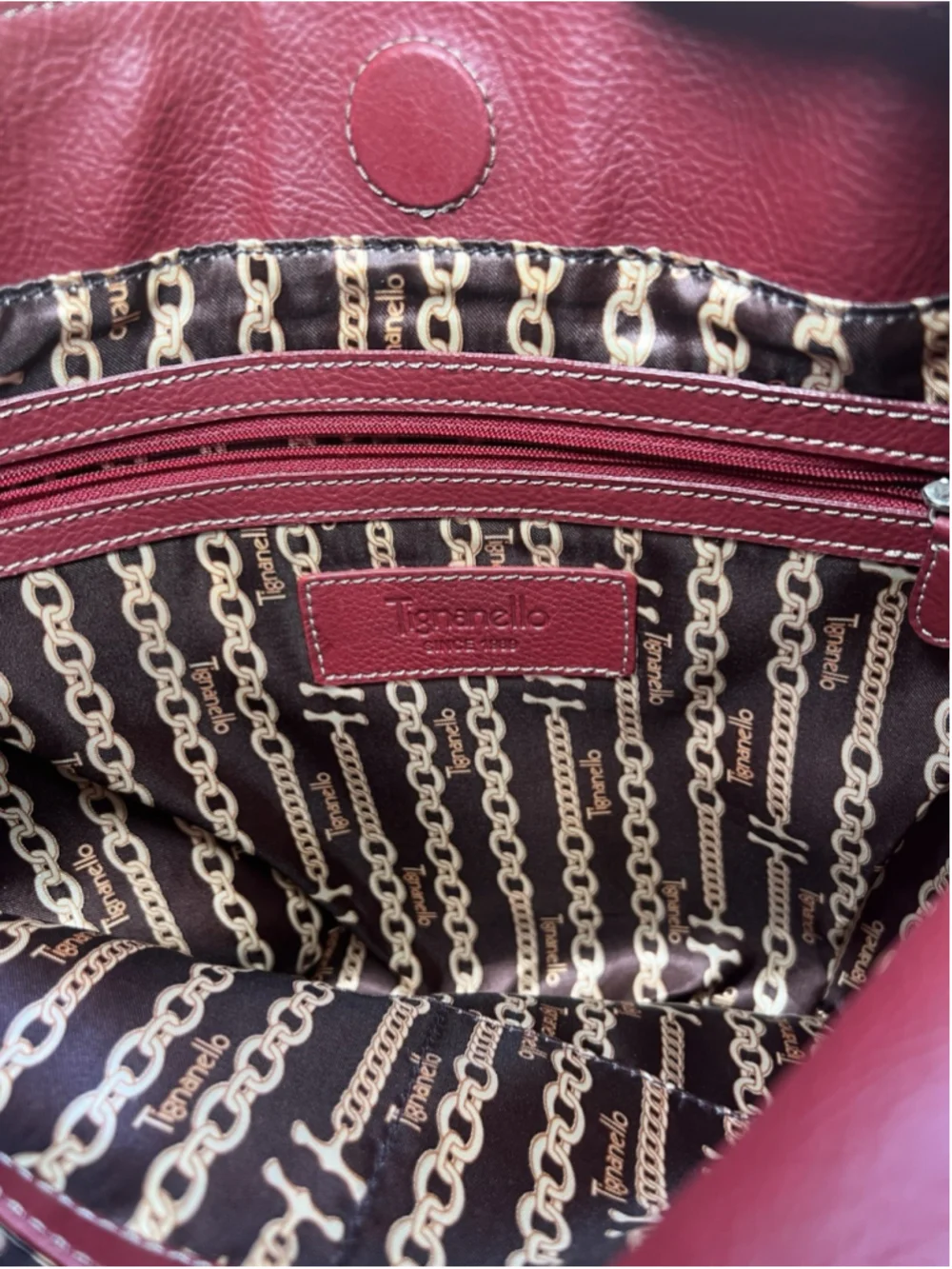Tignanello red slouch