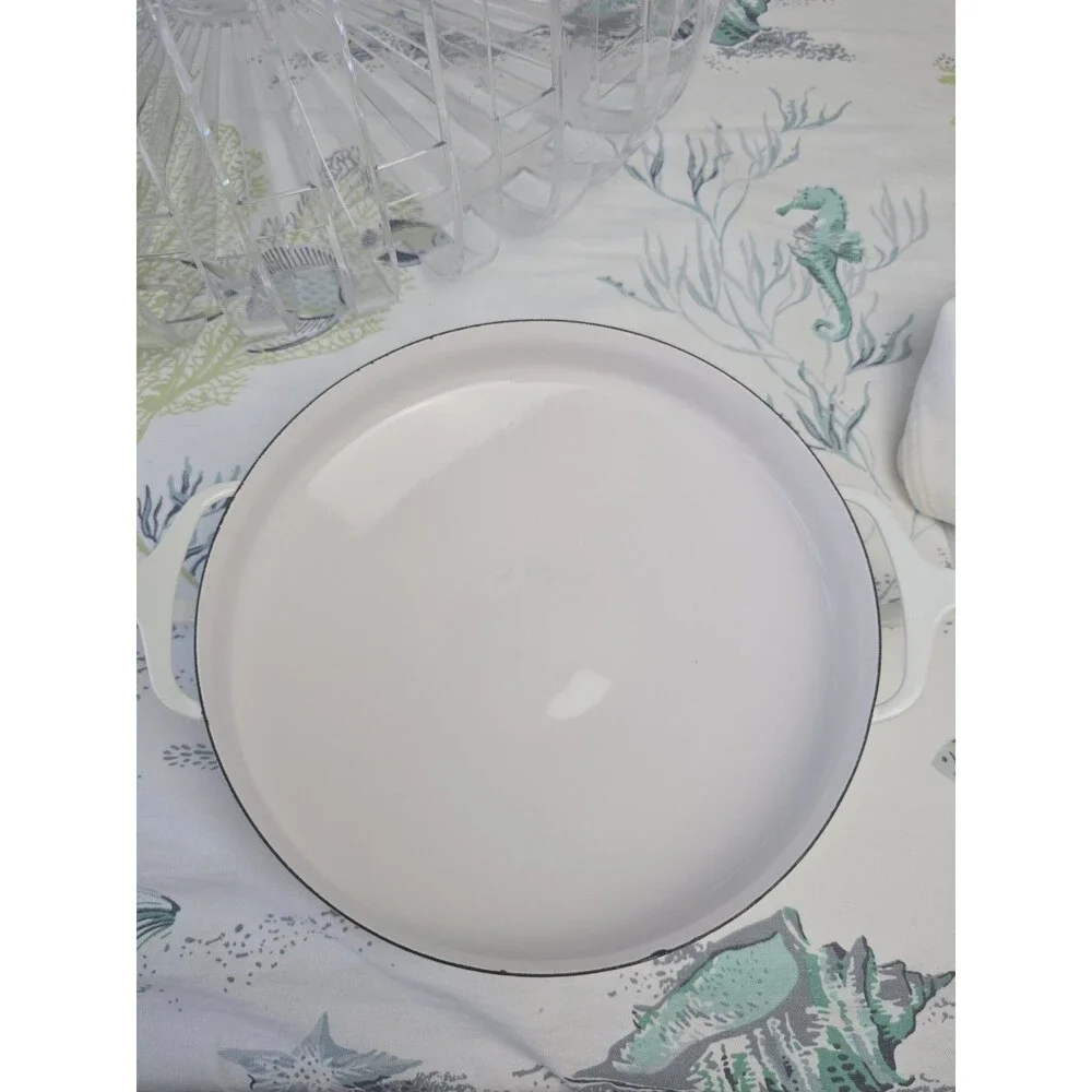 Dansk Paella Pan 10” White Kobenstyle Designs France Cookware