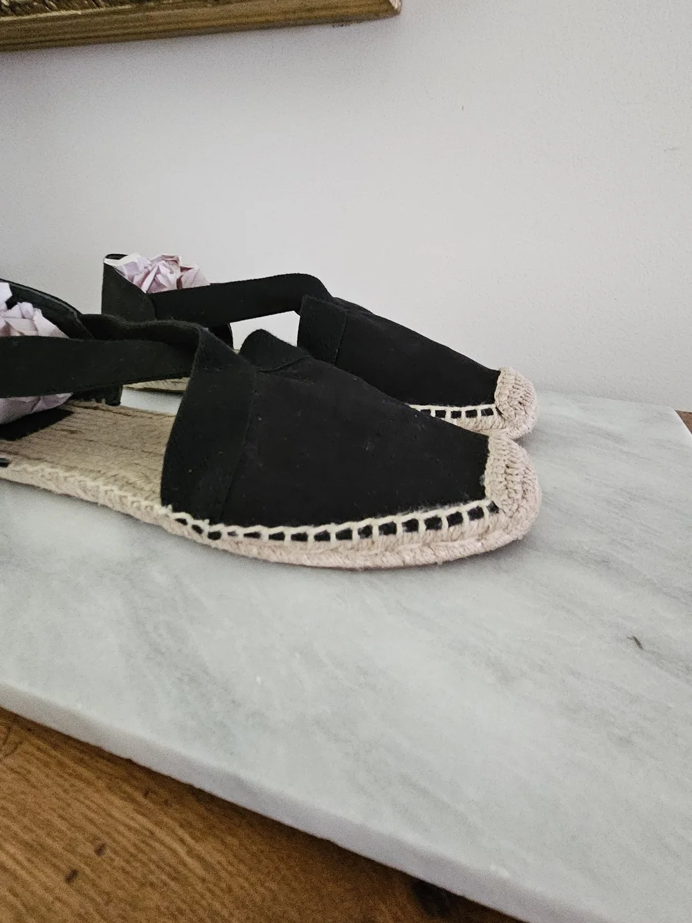 Tory Burch black espadrille