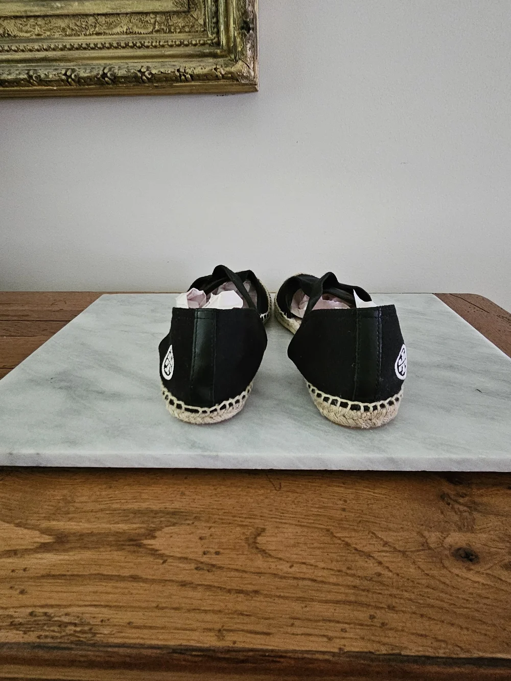 Tory Burch black espadrille