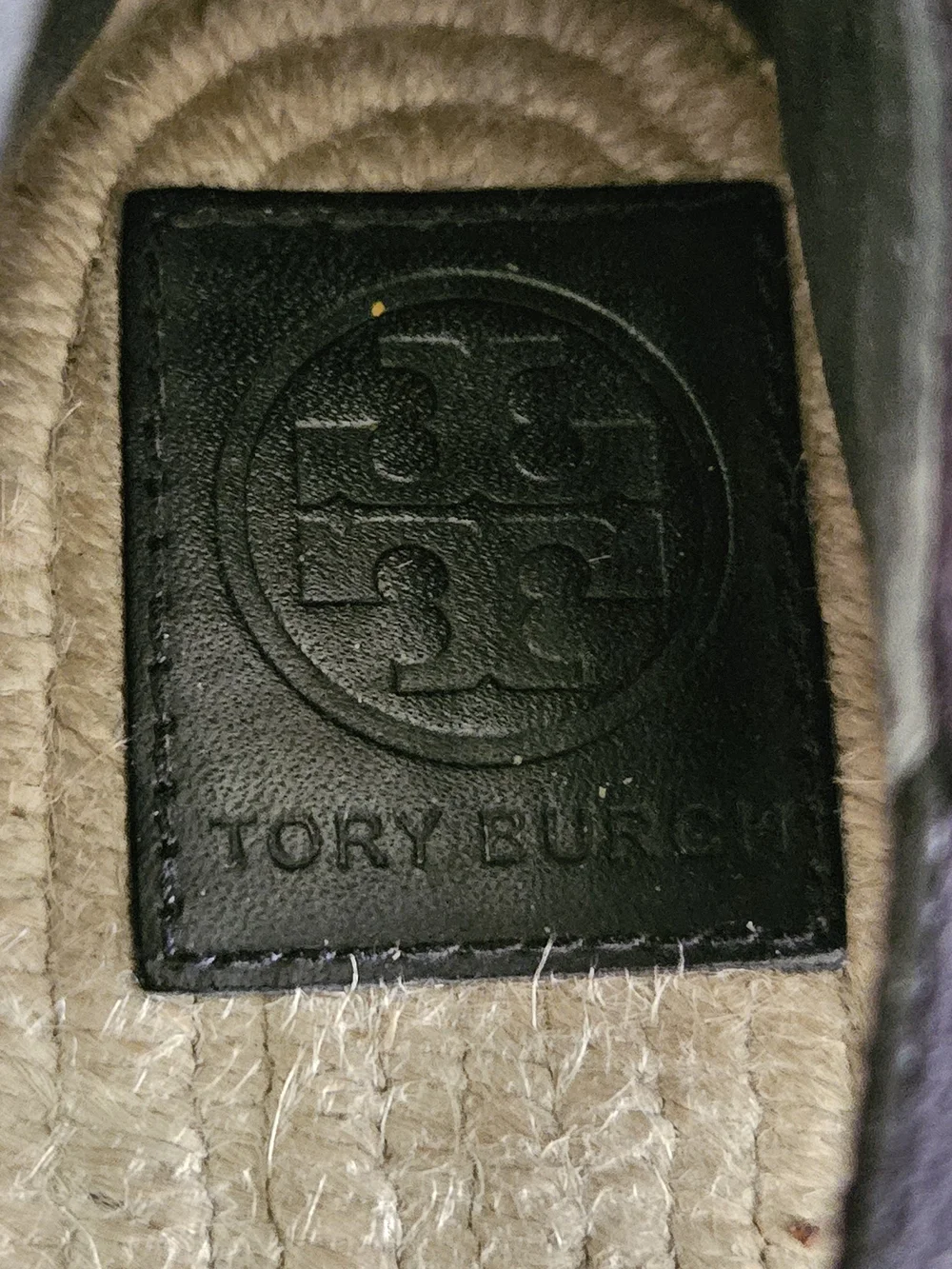 Tory Burch black espadrille
