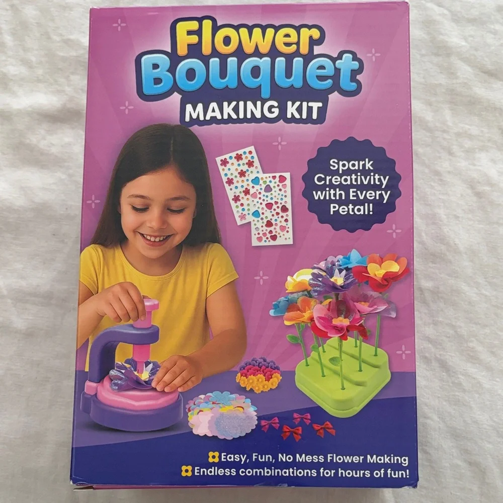 New Flower Bouquet Making Kit - girls crafts