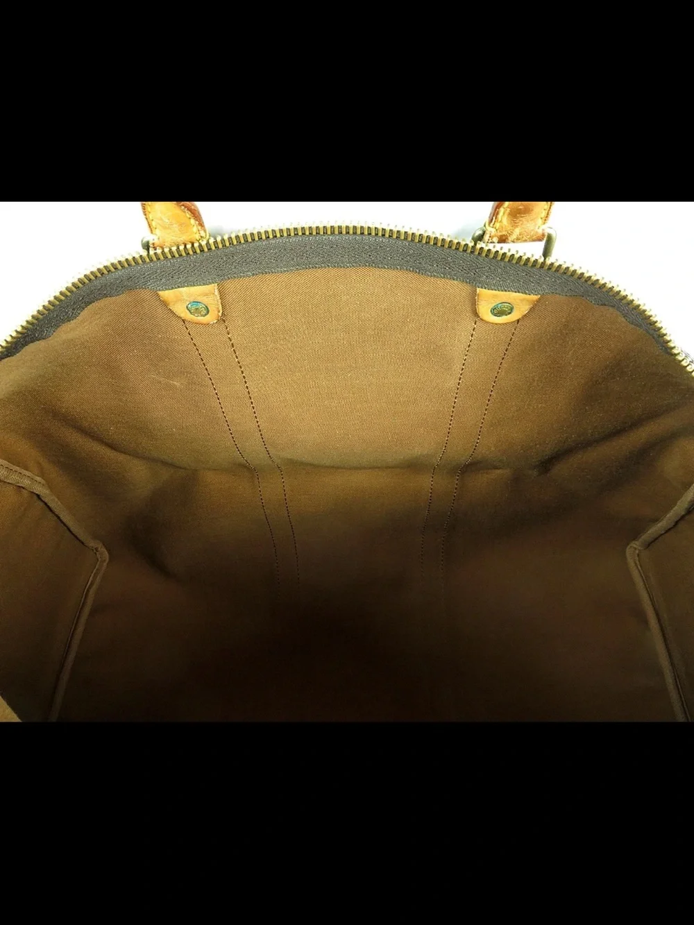 Louis Vuitton Monogram Canvas Duffle Bag in Brown and Tan