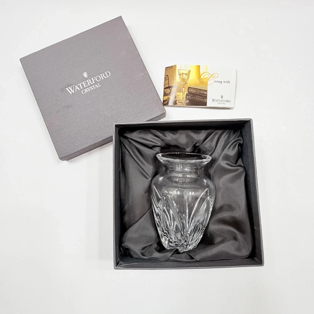 Waterford Crystal‎ Attendants Collection Vase, Posy Bridal 4.5” IOB Discontinued