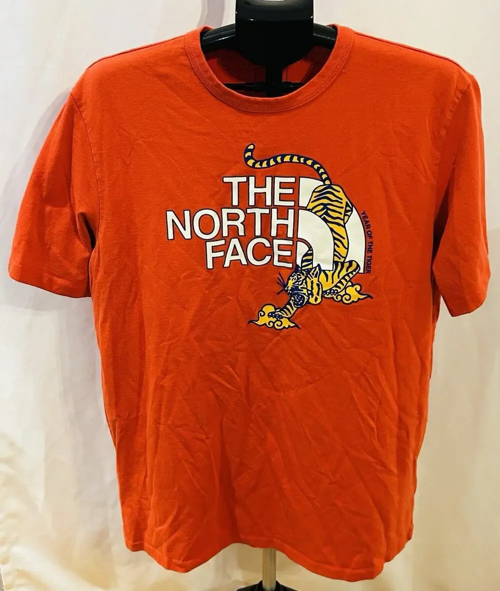 The North Face Men's L Red Year of the Tiger Graphic T-Shirt Crew Neck