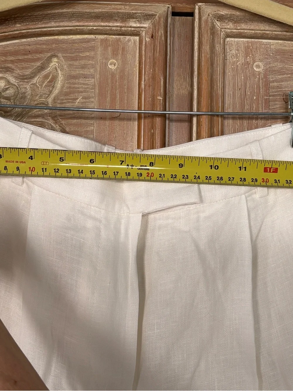 Banana Republic White Linen Trousers NWT