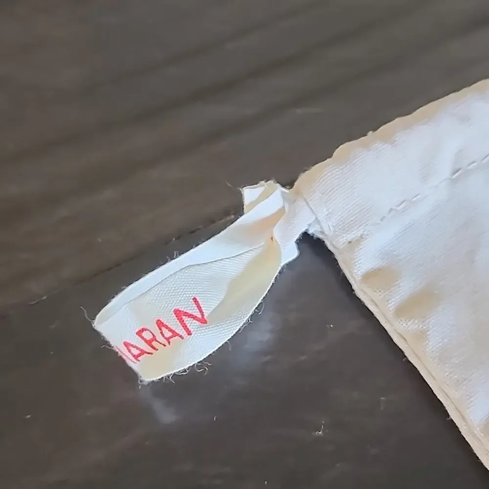 JOSIE MARAN Bag Drawstring Natural Material Makeup Travel Beach Bag