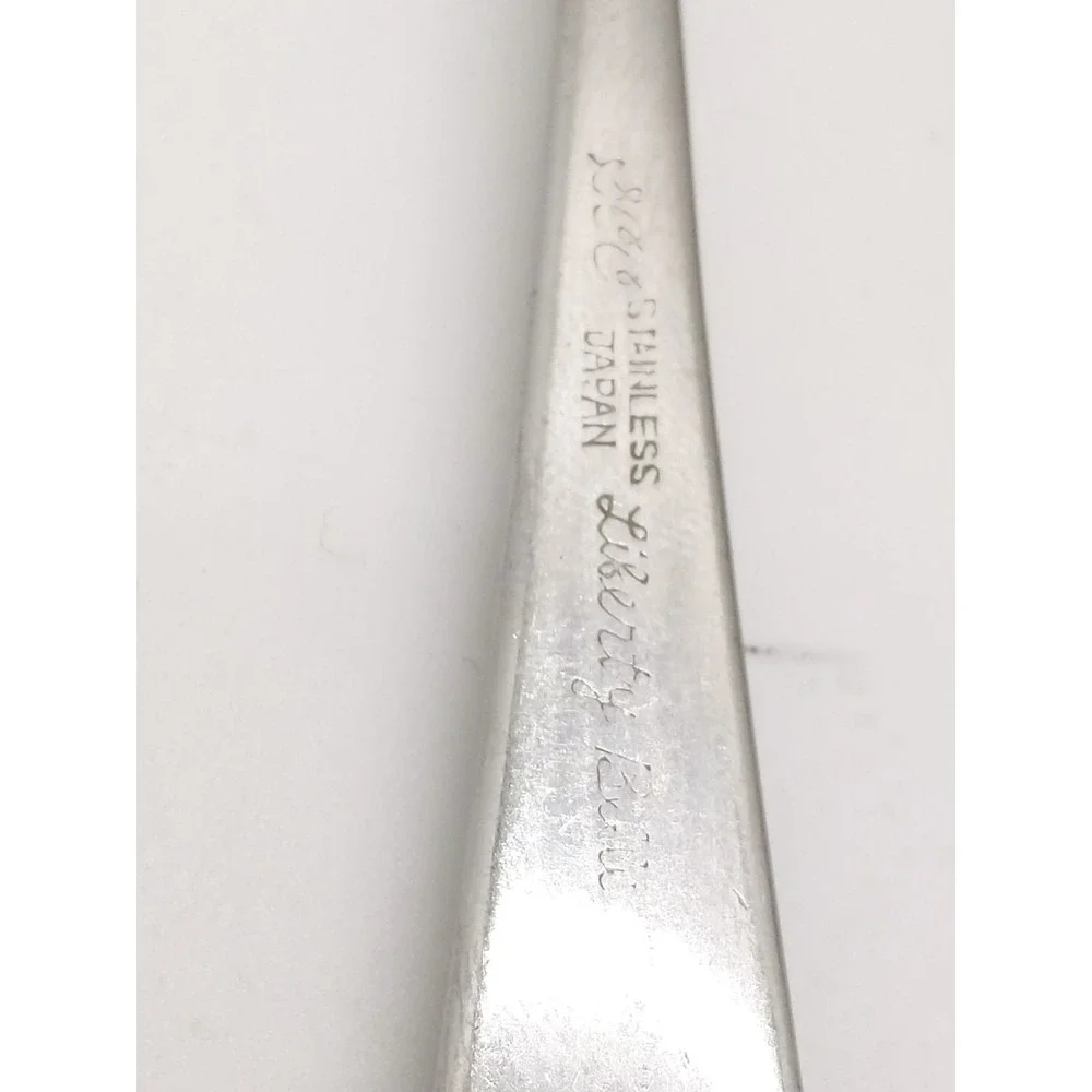 Supreme Cutlery Towle Japan Liberty Bell Stainless Steel Soup Spoon Set of (8)