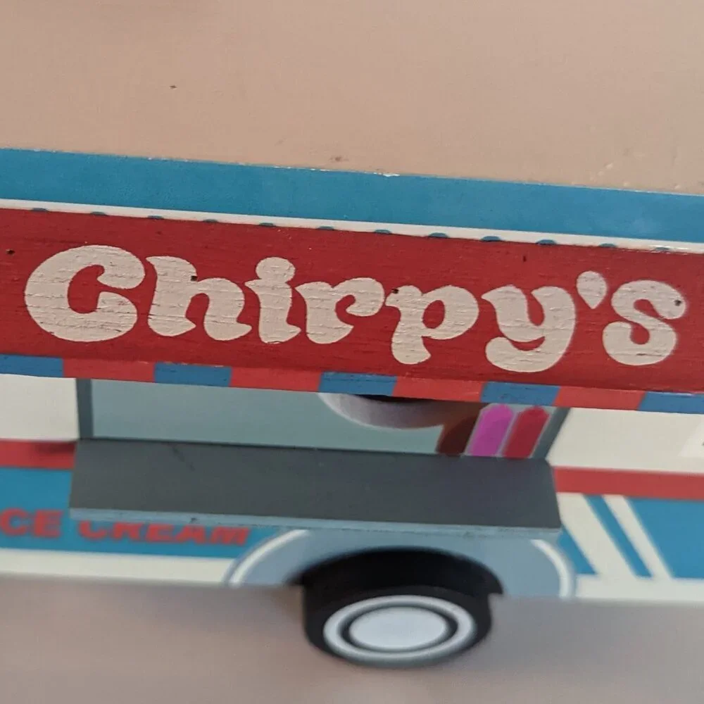 NWT Chirpy's Ice Cream Food Truck Bird House Michael's Ashland Summer Garden RWB
