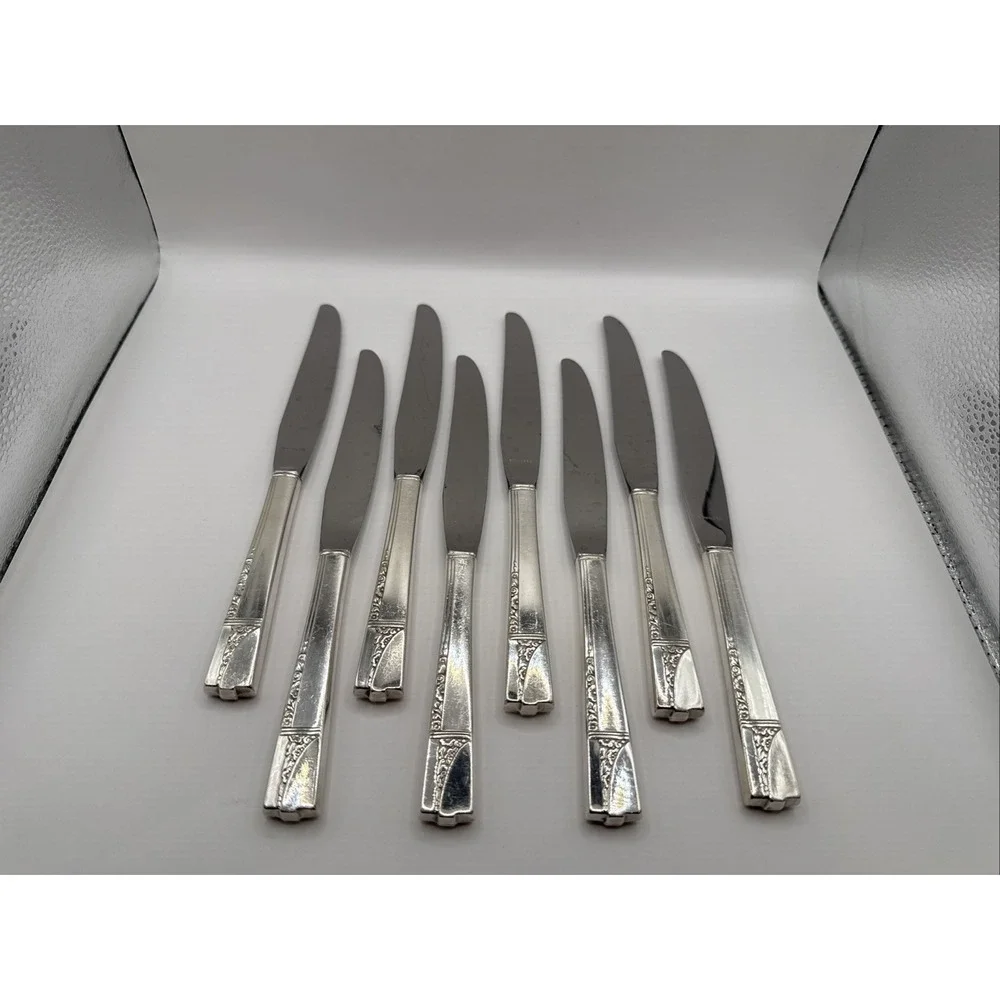 8 PCs Oneida  CAPRICE Nobility Plate Silverplate 9-1/8