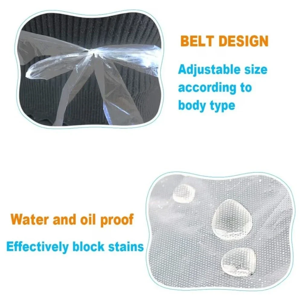 90 Pcs Uniplease plastic apron disposable 34.4x23.6