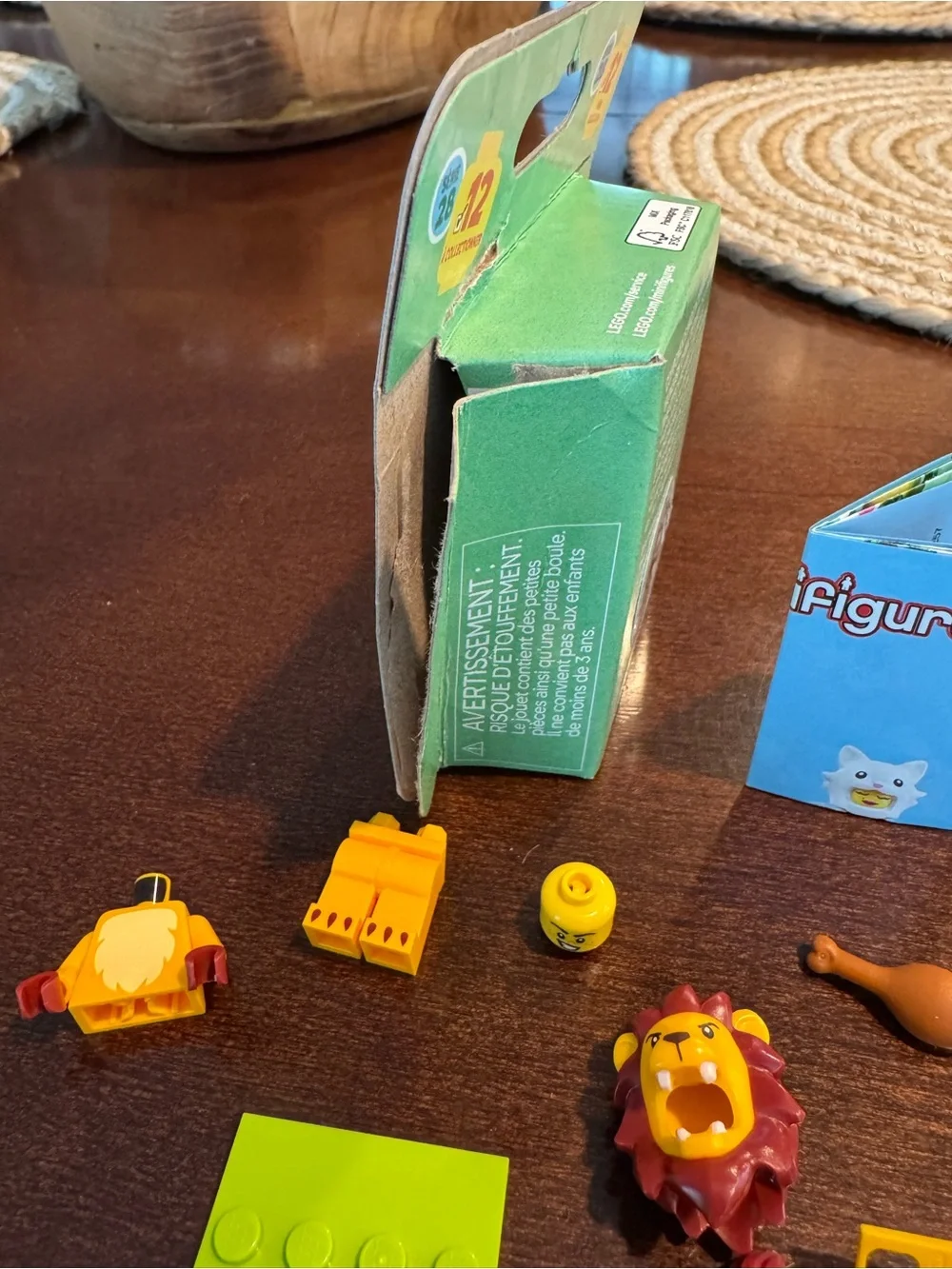 LEGO Set of two Minifigures Animals Series 28 71051 ~ LION and BUNNY RABBIT