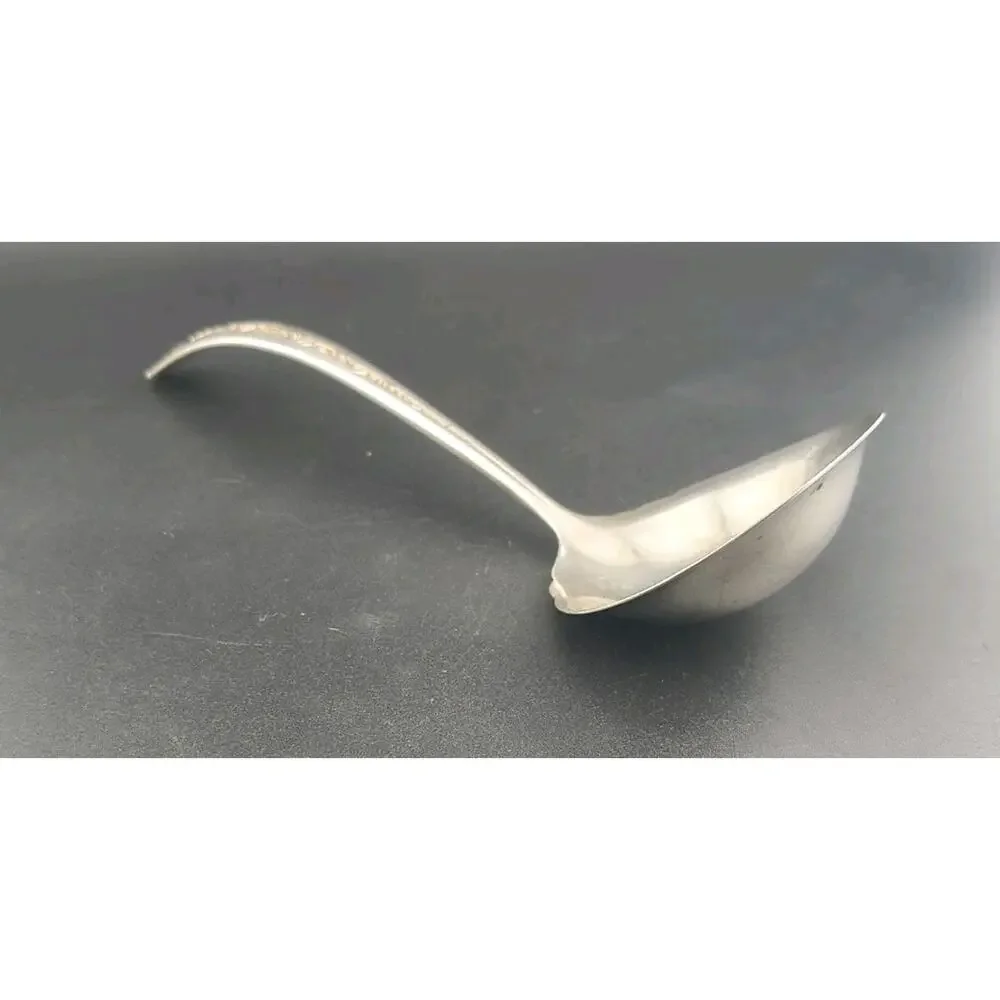 Towle Rambler Rose Sterling Silver Gravy Ladle 6-7/8
