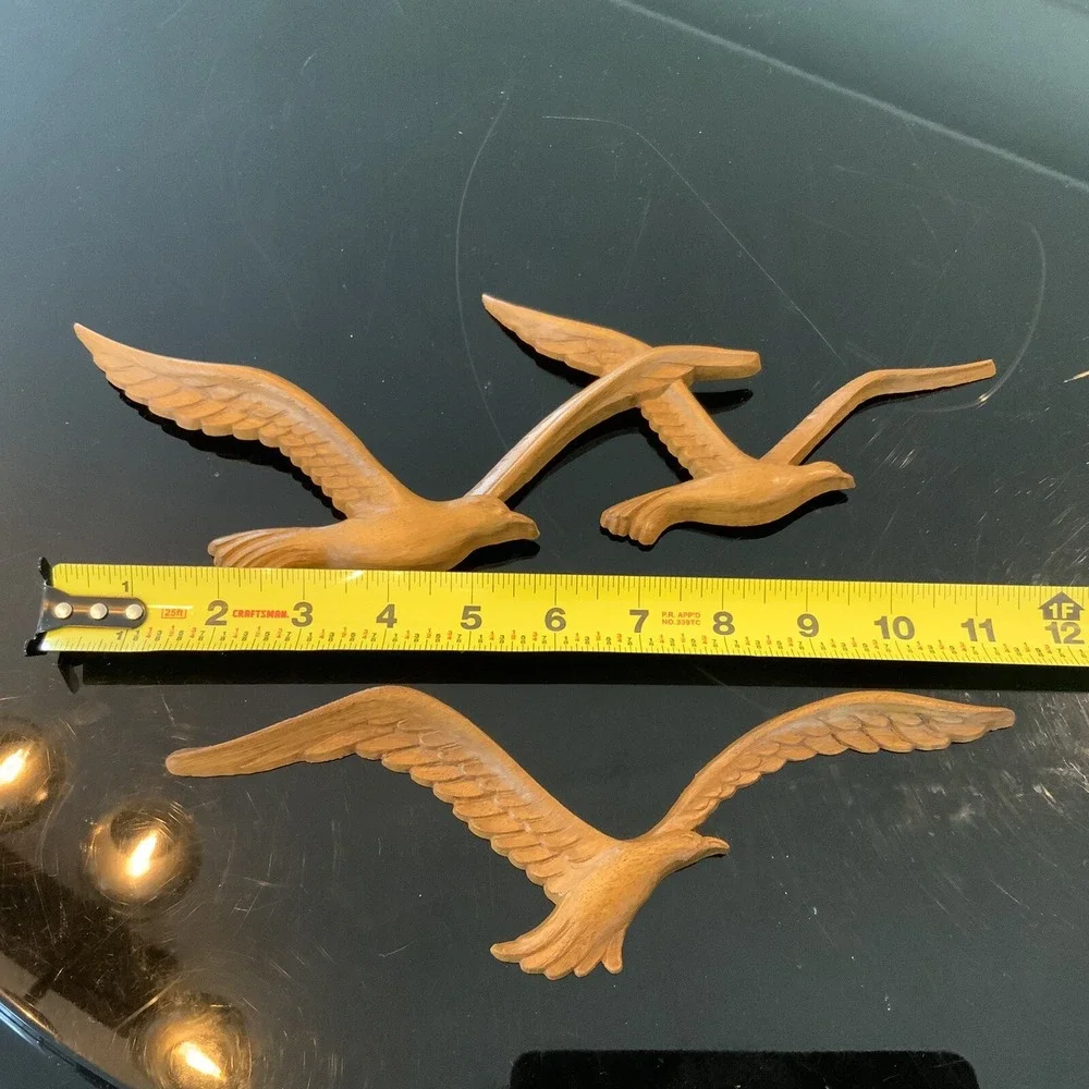 Homco three carved