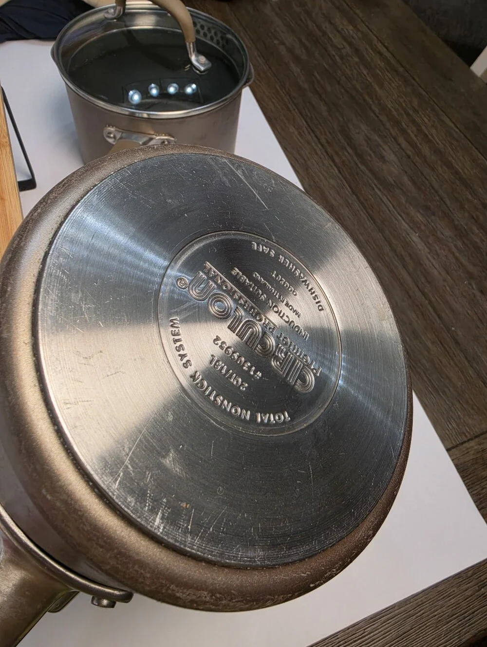 Circulon quart saucepans