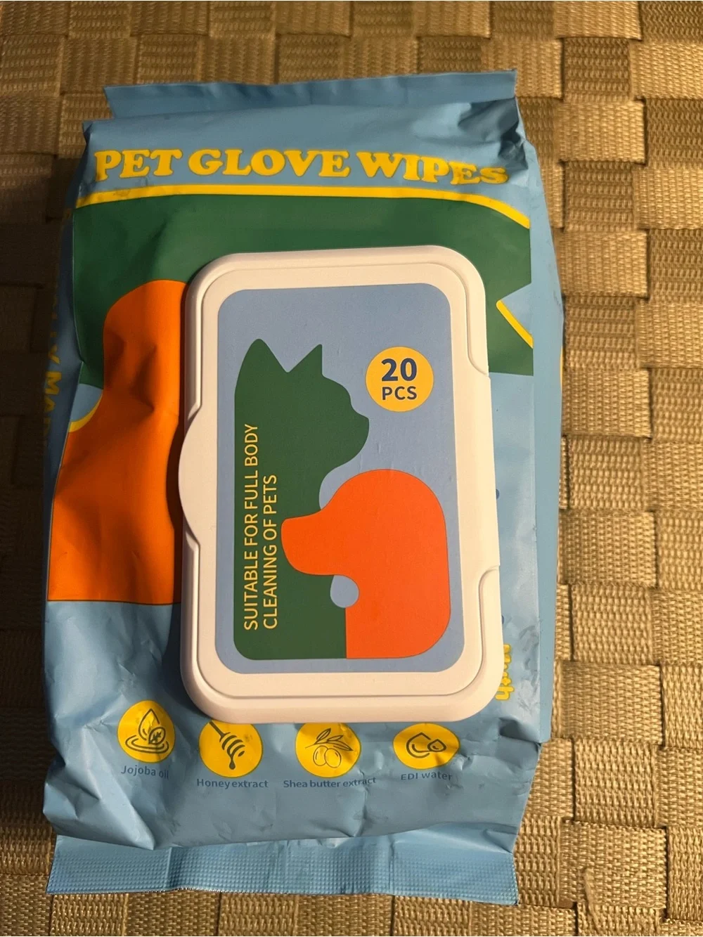 Pet Glove Wipes - 20 PCS