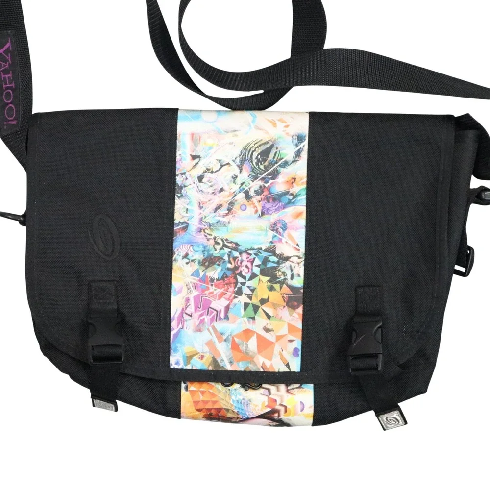 Timbuk2 Yahoo 15th Anniversary Messenger‎ Bag 1 of 100 Mens OS Black 2010 Rare