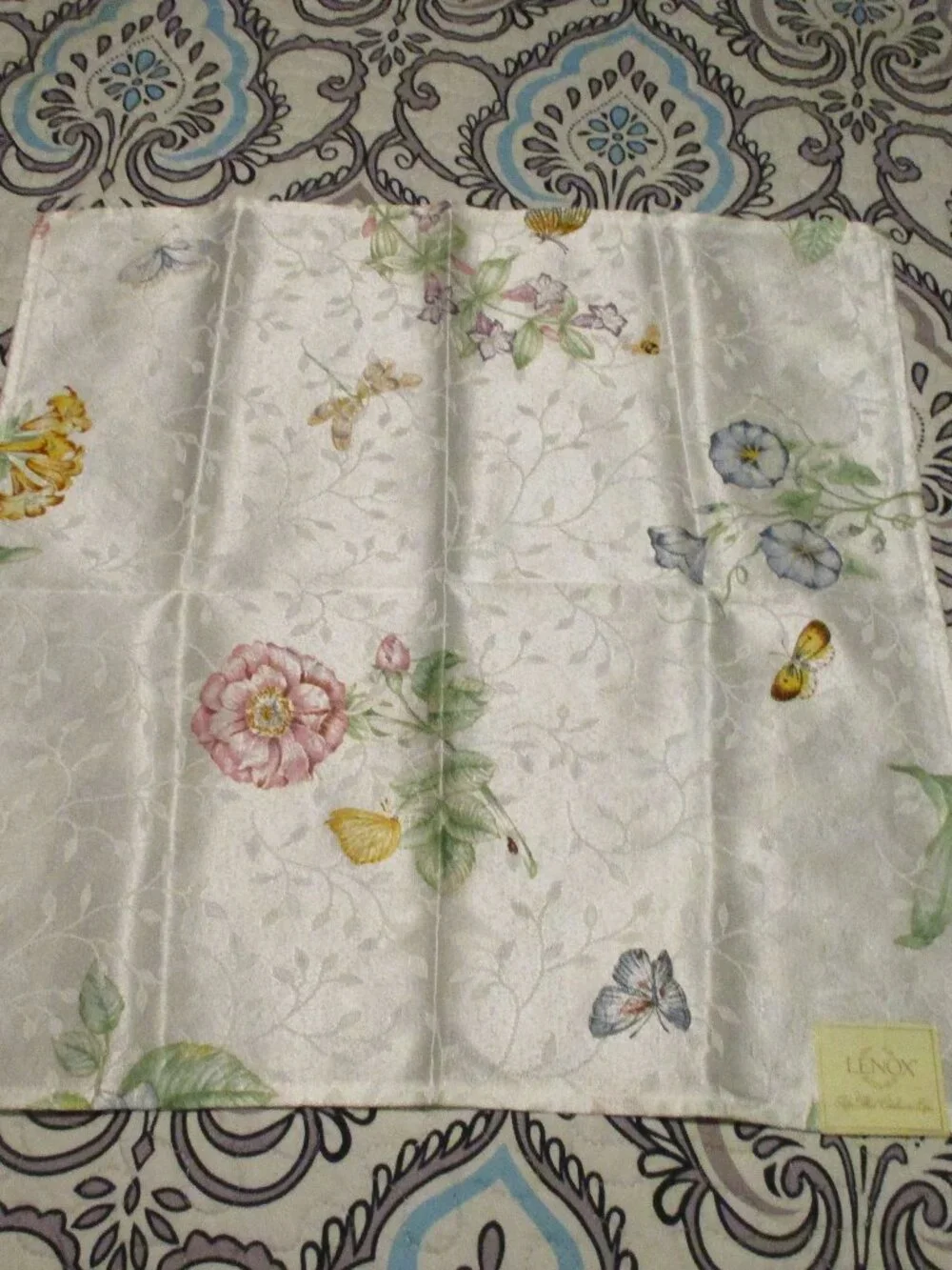 NIP Lenox Butterfly Meadow Set of 3 Dinner Napkins 19