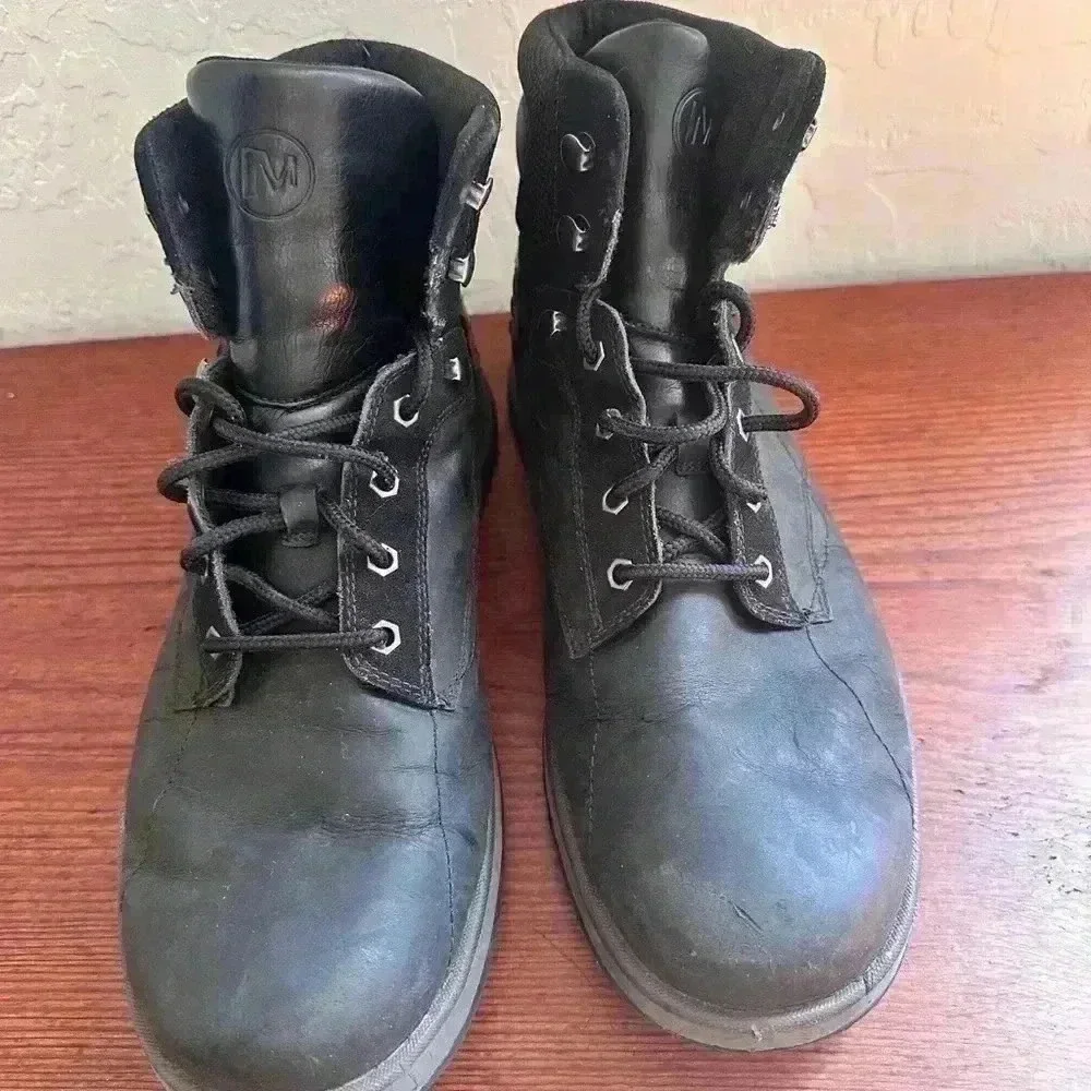 Men’s Merrell Black Boots Used Size 11