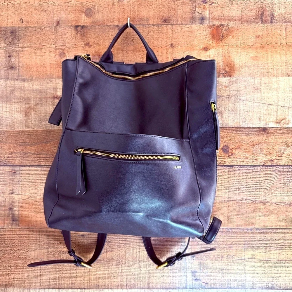 Fawn The Square Diaper Bag - Black - Comes W Extras