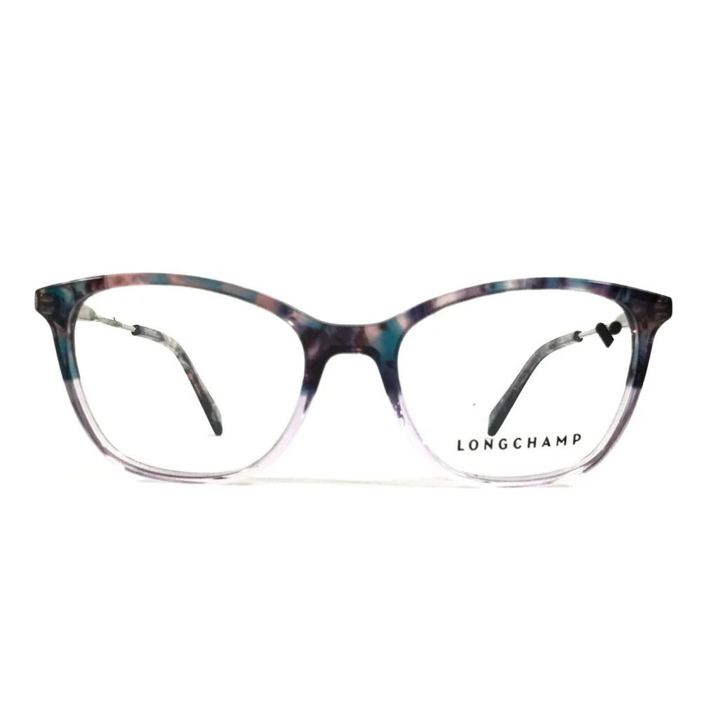 Longchamp Eyeglasses Frames LO2683 427 Gradient Blue Tortoise Cat Eye 49-17-140