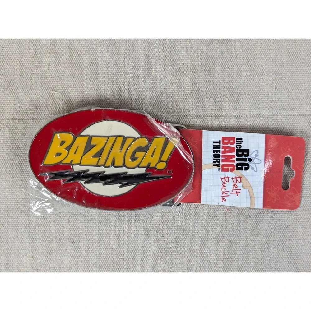 Bazinga! The Big Bang Theory Ripple Junction Belt Buckle 2012 New In Packaging