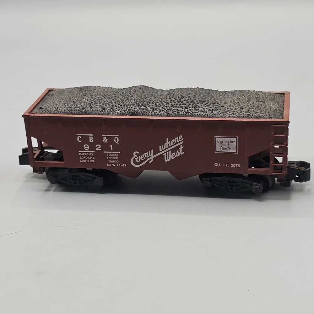 American Flyer 921 Burlington Route CB & Q Hopper Car S Gauge Every Where West