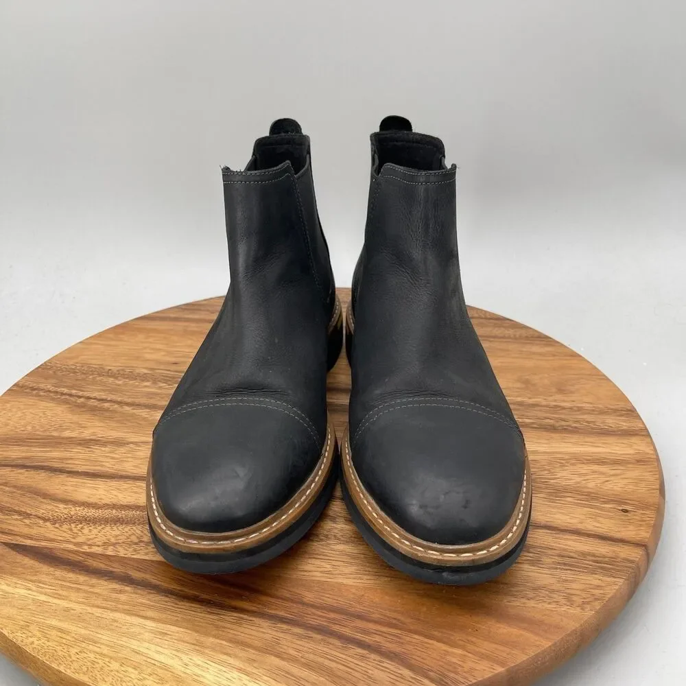 Cole Haan York Grand 360 Boots Mens Size 10 M Black Leather Chelsea Ankle Shoes