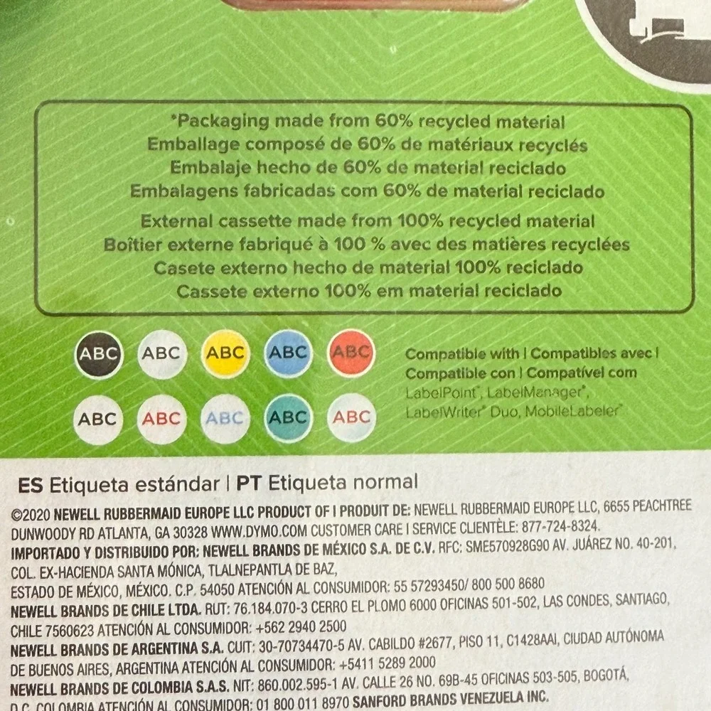 Dymo d1 standard