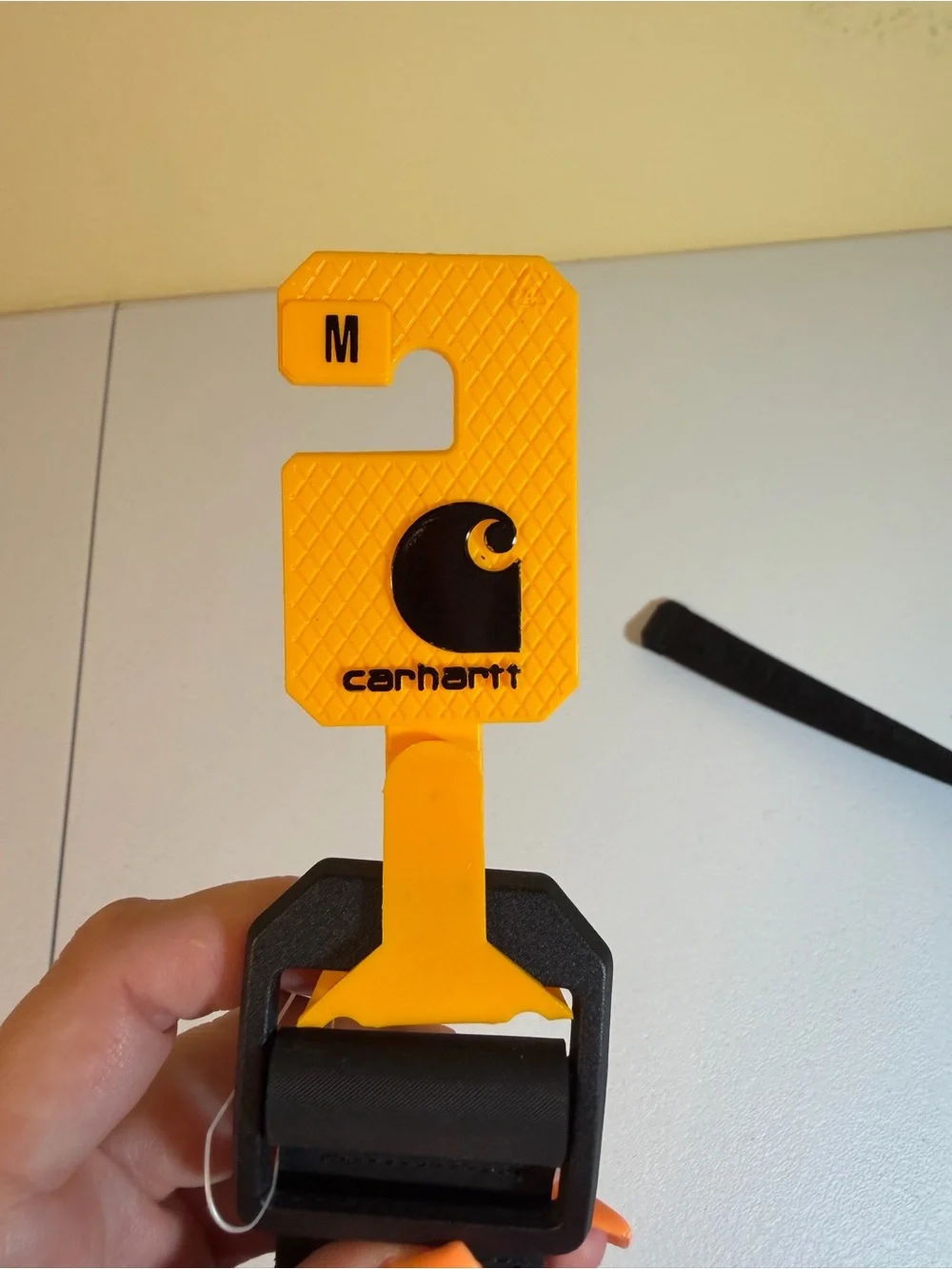 Carhartt Yellow & Black Belt With Guide Tag NWT