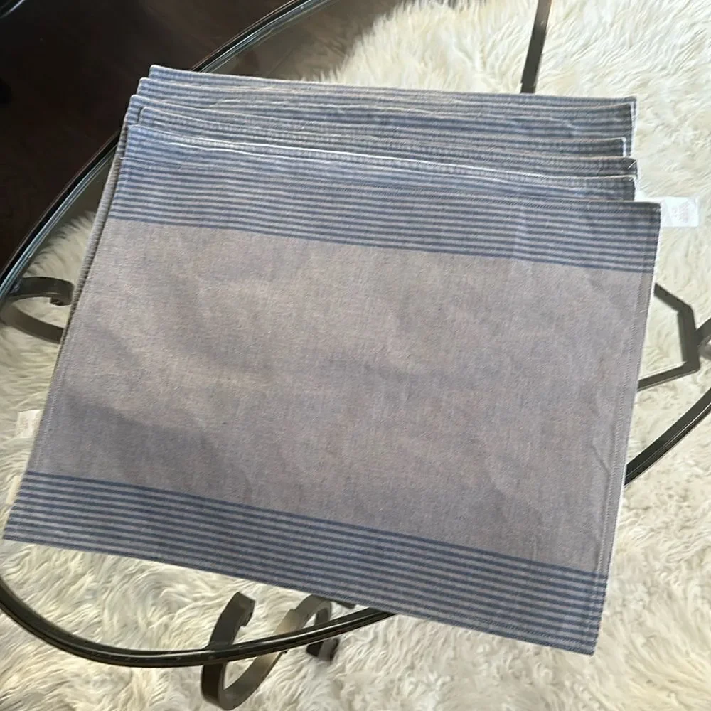 West Elm gray blue