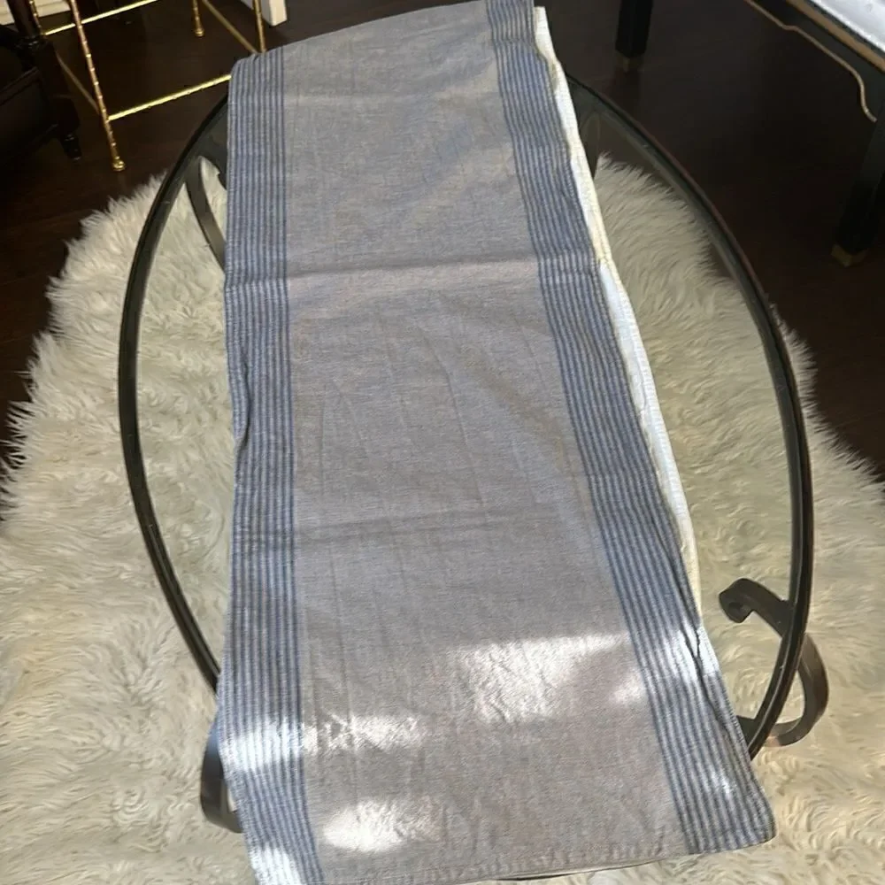 West Elm gray blue
