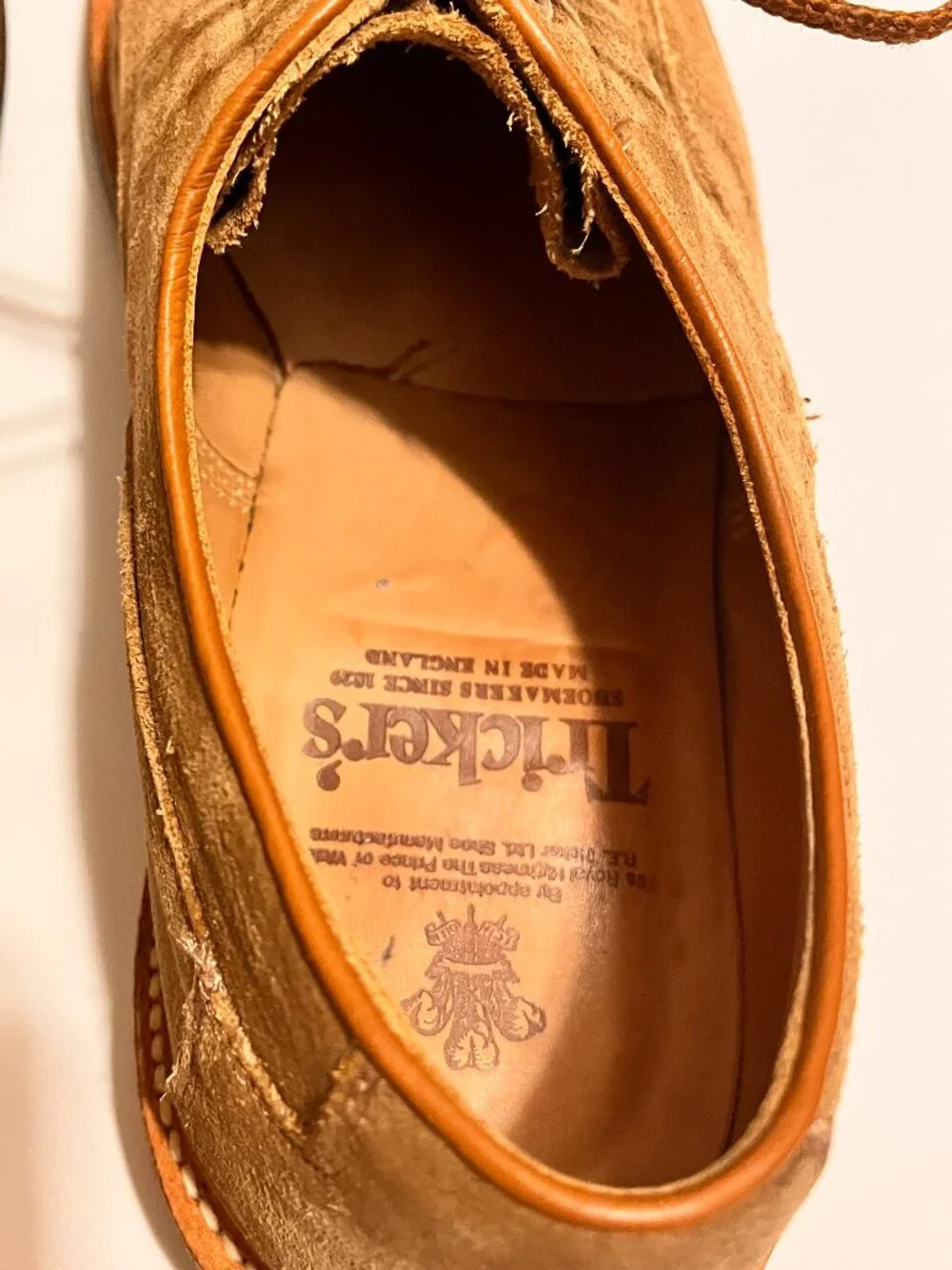 Men's Suede Shoe by Tricker's