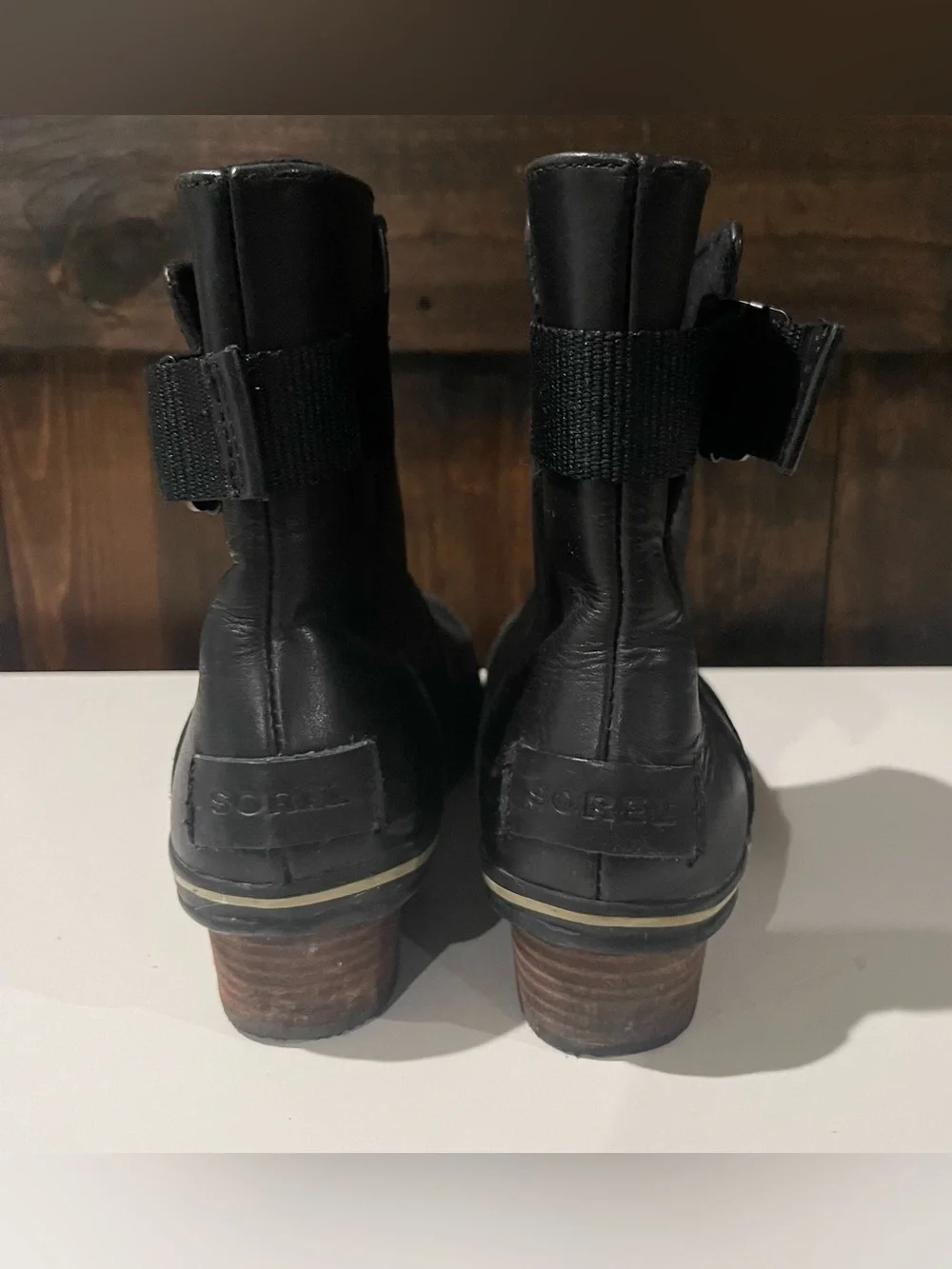 Sorel black slimboot