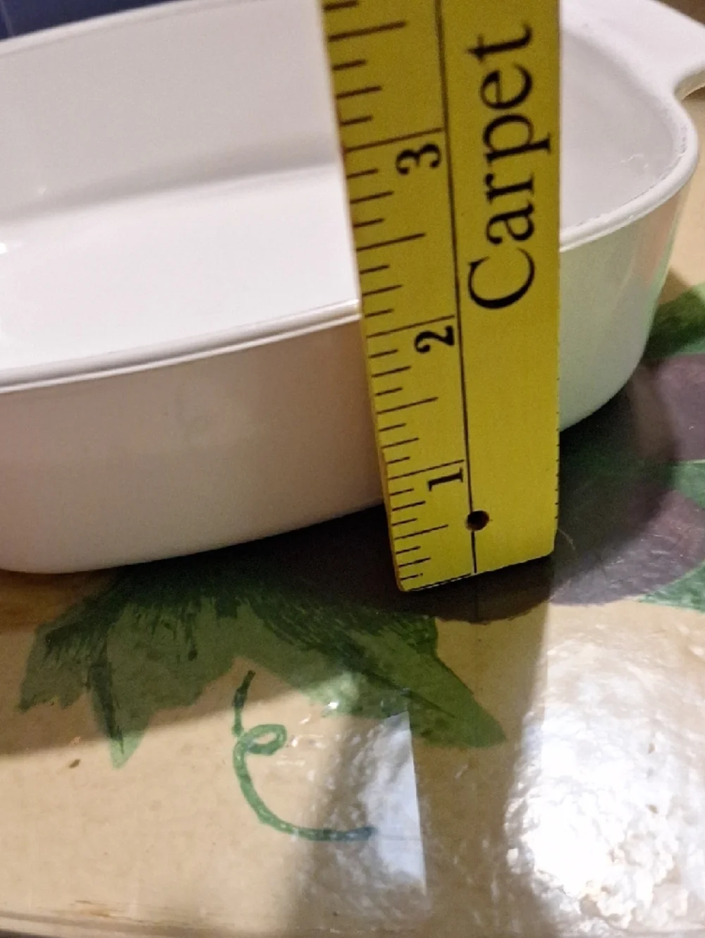 Corningware white square