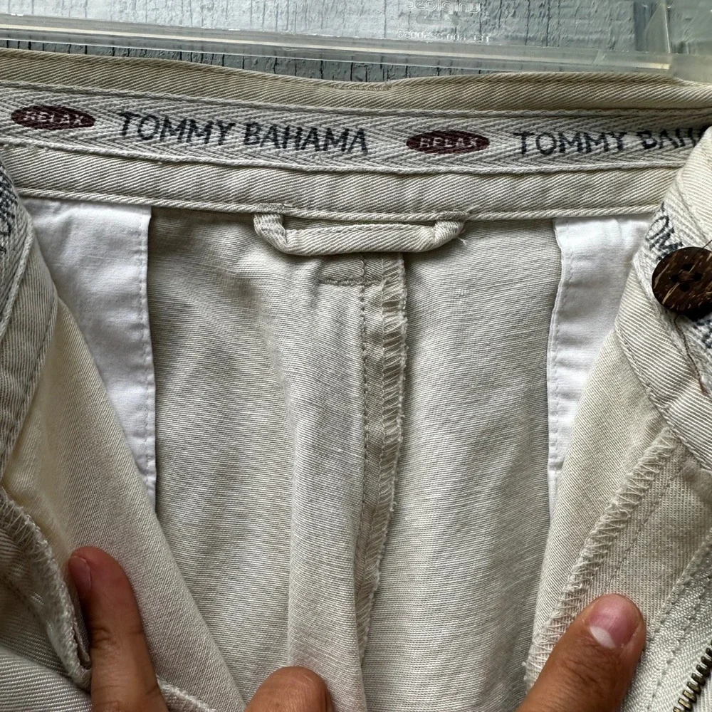 Tommy Bahama Relaxed Fit Pleated Front Tencel‎ Cotton Blend Pants Size 42