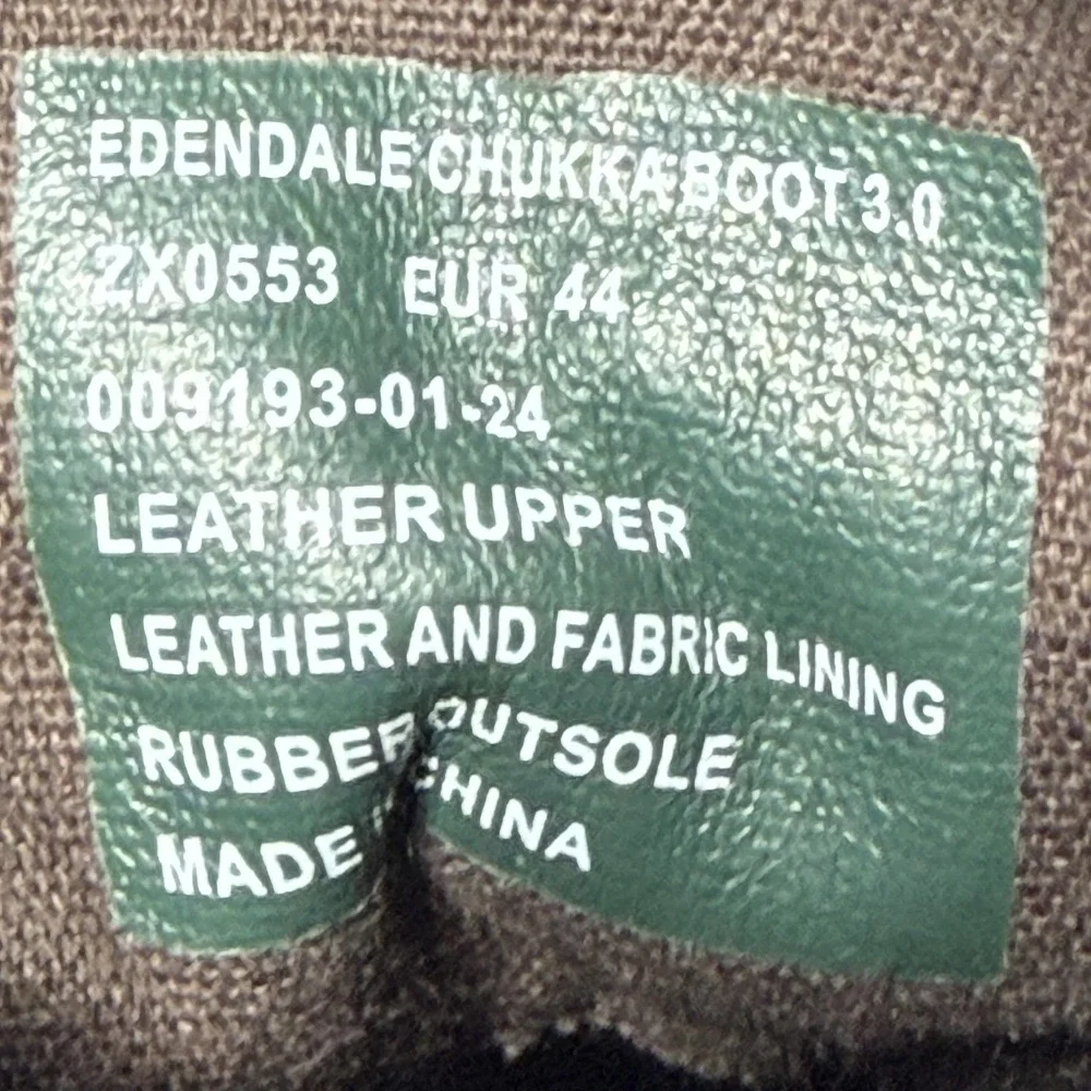 Rodd & Gunn Boots Mens‎ Size 11 Brown Leather Edendale Chukka Boot 3.0 Casual